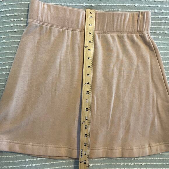 Free People Beach Alexis Elastic Waist Pink Circle Mini Skirt Soft Size Small - Picture 10 of 10
